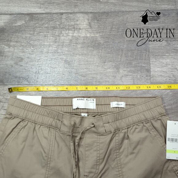 Anne Klein Drawstring Jogger Pants Size 4 - Picture 3 of 6